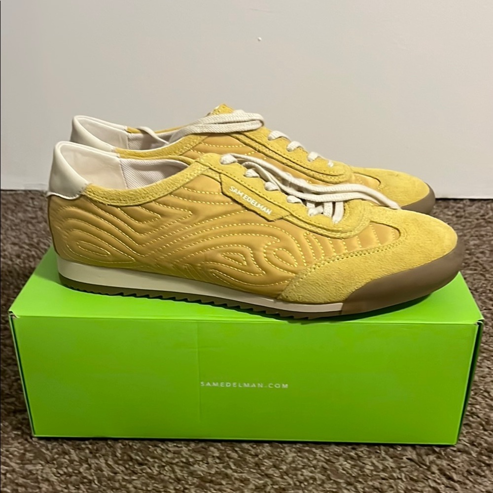 Sam Edelman Yellow Sneakers